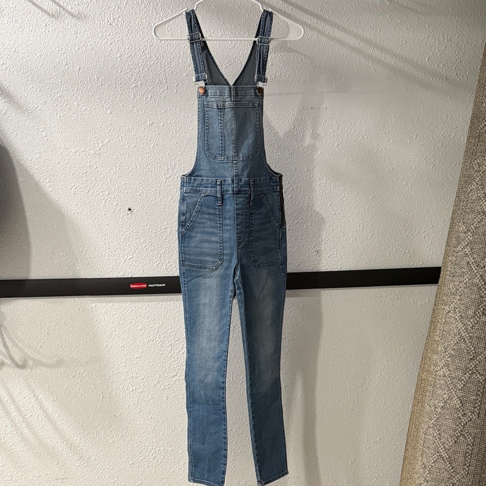 Madewell Blue Denim Overalls